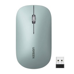 Mouse Bluetooth 1000-4000 DPI, cu design ergonomic, verde