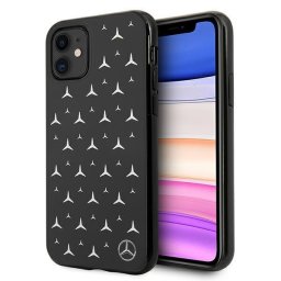 Husa Mercedes MEHCN61ESPBK iPhone 11 6,1" / Xr Negru/black hardcase Silver Stars Pattern