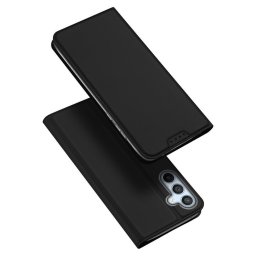 Husa Skin Pro case for Samsung Galaxy A54 5G flip cover card wallet stand black