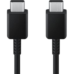 Cablu Date si Incarcare USB Type-C la USB Type-C Samsung EP-DA705BBE, 1 m, 3A, Negru GP-TOU021RFBBW