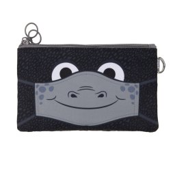 Penar Penar dublu cu fermoar si masca material textil, ZIPIT Face-It Masks - negru