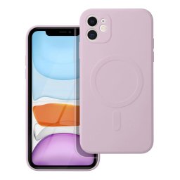Husa Husa TPU OEM Silicone Mag pentru Apple iPhone 11, MagSafe, Roz
