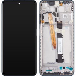 Piese si componente Display - Touchscreen Xiaomi Poco X3 Pro, Cu Rama, Negru, Service Pack 560002J20S00