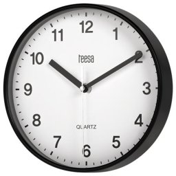 Ceasuri decorative CEAS PERETE 20CM NEGRU TEESA