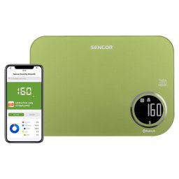 Cantar de bucatarie SKS 7070GG Smart Bluetooth Verde