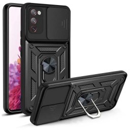 Husa Husa pentru Samsung Galaxy S20 FE / S20 FE 5G - Techsuit CamShield Series - Black