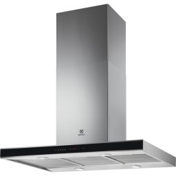 Hota INSULA EFI739X,Putere de absorbtie 740 mc/h, Conectivitate plita, Functie Breeze, Iluminare LED, 90 cm, Inox