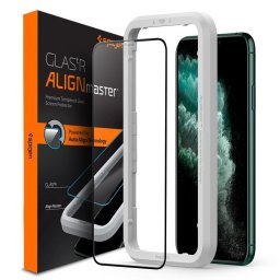 Husa TEMPERED GLASS Spigen ALM GLASS FC IPHONE 11 PRO MAX BLACK