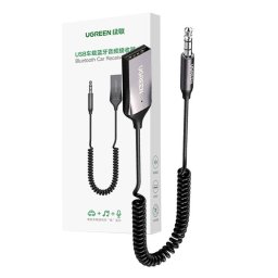 Adaptor Audio CM309, Wireless Bluetooth 5.0 la AUX, microfon incorporat, car kit