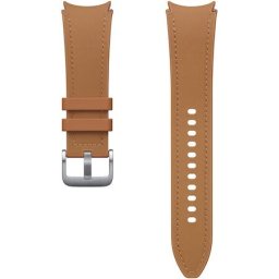 Hybrid Eco-Leather Band pentru Galaxy Watch6, (M/L), Camel