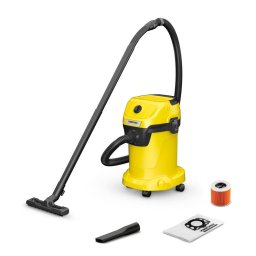 Aspirator umed-uscat WD 3 V-19/4/20 Aspirare umeda si uscata rezervor 19L furtun 2m 1000W Galben/Negru