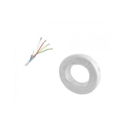 Cablu alarma 4 fire multifilare ecranate + fir masa CCA 4 x 0,22mm rola 100ml TED Wire Expert TED002280 BBB