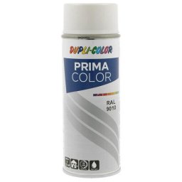 Vopsea spray acrilica DUPLI-COLOR PRIMA COLOR RAL9010 alb trafic, 400ml