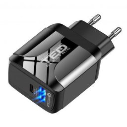 Alimentator (Incarcator) de la retea (230V) la 2 x USB Fast Charge : USB-A 3.0 + USB Type-C PD 18w TED600410
