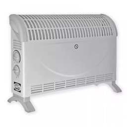 Convector electric 2000W 3 trepte de putere, Termostat mecanic, Alb