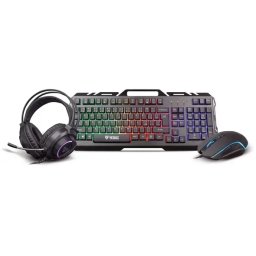 Tastatura Set joc Tastura + Casti + Mouse YGS 01 Negru