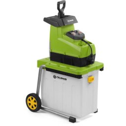 Tocator crengi si resturi vegetale FZD 5015-E putere 2800 W, diametru maxim tocare 44 mm, cos colector 60 l, roti transport