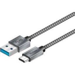YCU 311 USB-A 3.1 la USB-C 3.1 Gen 1, 5 Gbps, 15W (3A), textil împletit, aluminiu, 1 m