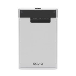 HDD Rack Savio 2.5" External HDD/SSD enclosure, USB 3.0, transparent, AK-66