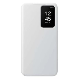 Husa Smart View Cover compatibila cu Samsung Galaxy S24 White