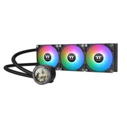 Ventilator lichid TH360 V2, Ultra ARGB, 3buc, 120mm, Negru