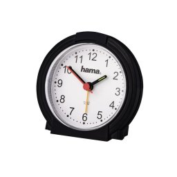 Ceasuri decorative Hama Alarm Clock Classic silent black/white 186335