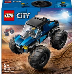 City, Monster truck albastru, 148 piese