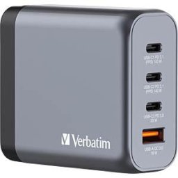 Incarcator de retea 32203 , 140 W, 3x USB-C PD, 1x USB-A QC 3.0, GaN