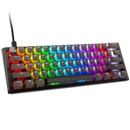 Tastatura Ducky One 3 Aura Black Mini Gaming Keyboard, RGB LED - MX-Speed-Silver (US)