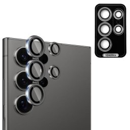 Devia Folie Sticla Camera Peak Series Samsung Galaxy S24 Ultra, Argintiu