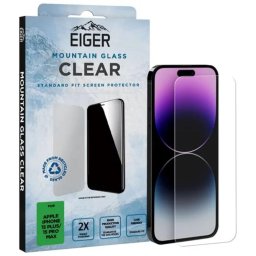 Eiger Folie Sticla 2.5D Mountain Glass iPhone 15 Plus / 15 Pro Max Clear
