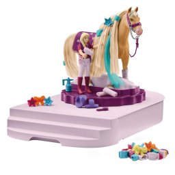 Schleich Horse Club horse care station, toy figure