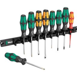 Set șurubelnițe Kraftform cu bandă magnetică 9650, 10 piese
