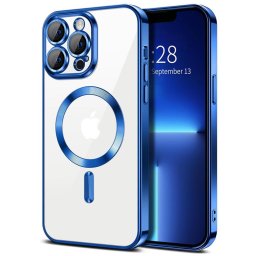 Husa Husa pentru iPhone 13 Pro Max - Techsuit Luxury Crystal MagSafe - Deep Blue