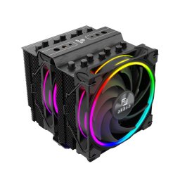 Soho H7 Dual Tower CPU-Cooler, ARGB - 120 mm, Black