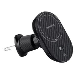 Suport auto telefon Pitaka MagEZ Car Mount Pro 2, magnetic, MagSafe, 15W, negru