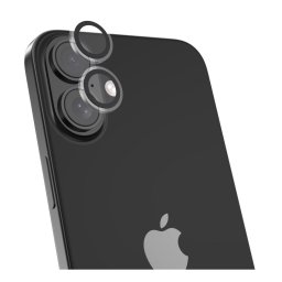 Devia Folie Sticla Camera Peak Series Crystal iPhone 16 / 16 Plus pachet de 2 buc Transparent