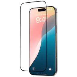 Devia Folie Sticla Star Series Full Screen Entire View iPhone 16 Pro Max Negru