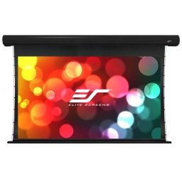 Ecran proiectie electric perete/tavan 243.8 x 137.2 cm Tensionat Saker SKT110UHW-E12 16:9 Drop 30cm