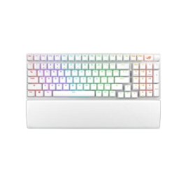 Tastatura 90MP037A-BKUA30, USB, 2.4 GHz, Layout US, Alb