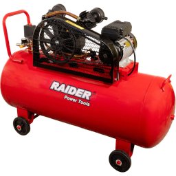 Compresor aer pe curea RD-AC19, 200l, 2.2kW, 250l/min, 2pistoane, Rosu