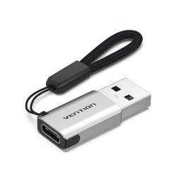 Adaptor Vention cu Functia OTG, Type-C la USB 3.0, 5Gbps, Game Audio, Universal – Gri