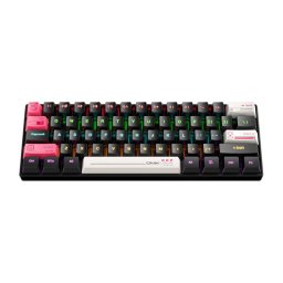 Tastatura G55 Mecanica Gaming RGB 61 clape cablu 1,5m Negru