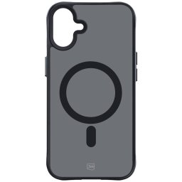 Husa Husa MagSafe pentru Apple iPhone 16 Plus, 3MK, Smoke MagCase, Neagra