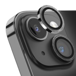 Devia Folie Sticla Camera Peak Series Diamond iPhone 15 / 15 Plus pachet de 2 buc Argintiu