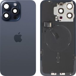 Piese si componente Capac Baterie Apple iPhone 15 Pro Max, Albastru (Blue Titanium), Swap