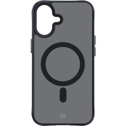 Husa Husa MagSafe pentru Apple iPhone 16, 3MK, Smoke MagCase, Neagra