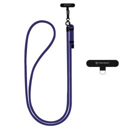 Snur pentru Telefon, Carabina, Nailon Impletit, Durabil, Ajustabil, Universal - Rope Crossbody Strap (RCS1-78) - Deep Space