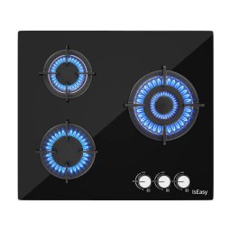 Plita Glass Panel Gas Stove MGBG-603 Three-zones