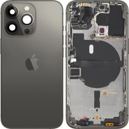 Piese si componente Capac Baterie Apple iPhone 13 Pro, Cu Carcasa Mijloc, Negru (Graphite), Swap